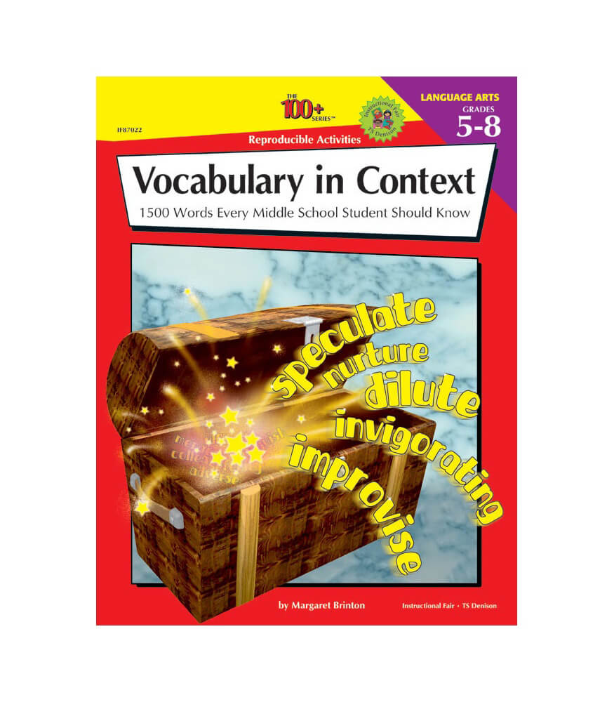 Grade 5-8 Vocabulary in Context Workbook eBook