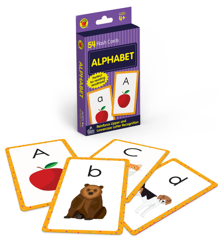 Grade PK-1 Alphabet, 54 Card Set Flash Cards