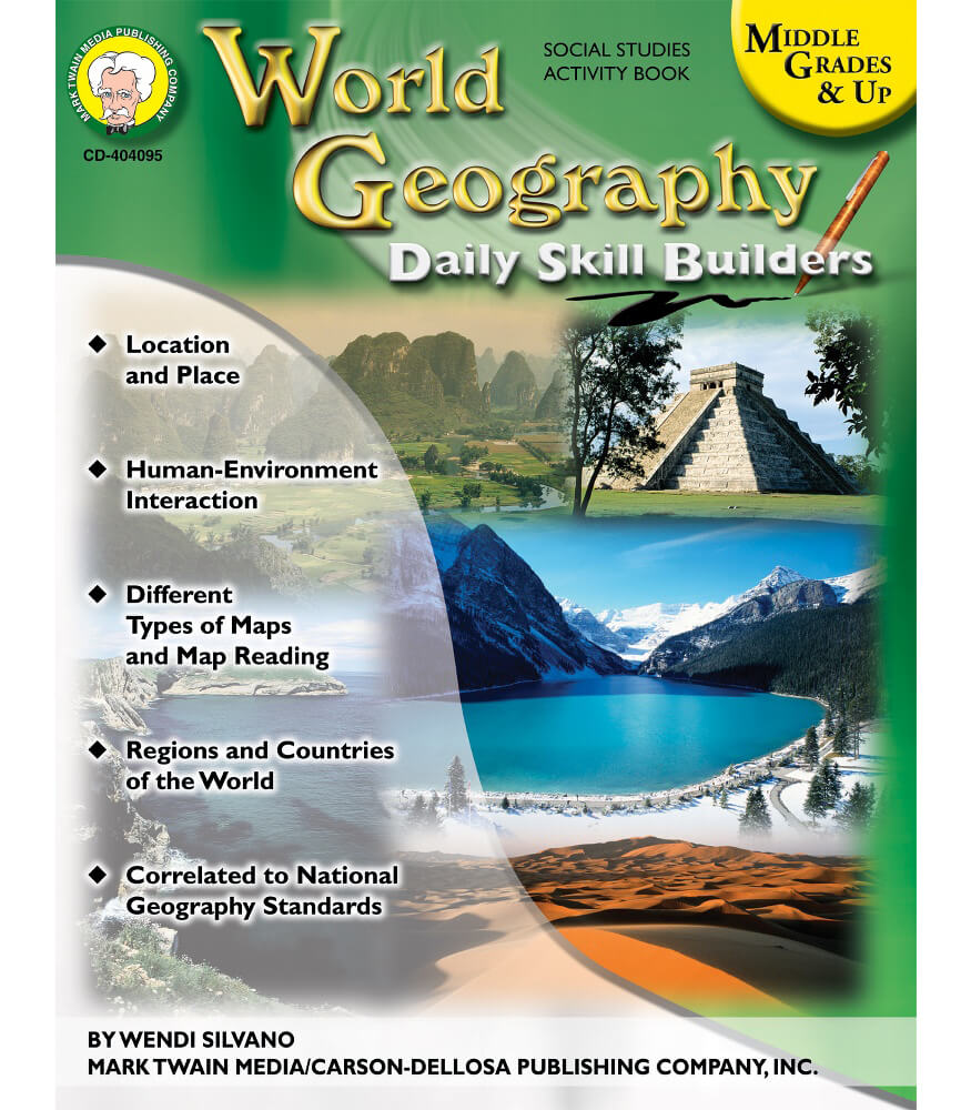 Grade 6-12 World Geography Resource Book Paperback