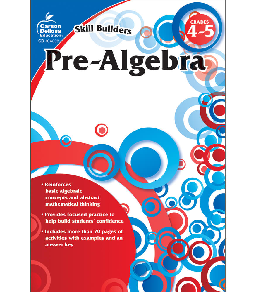 Pre-Algebra Workbook Grade 4-5 eBook