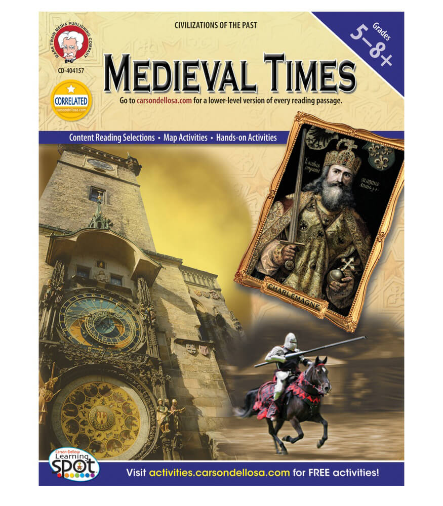 Grade 5-8 Medieval Times Resource Book Paperback