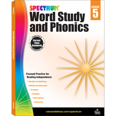 Grade 5 Spectrum Word Study and Phonics Workbook eBook