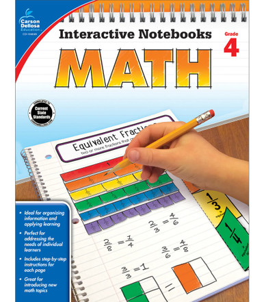 Grade 4 Interactive Notebooks: Math Resource Book eBook (PDF)