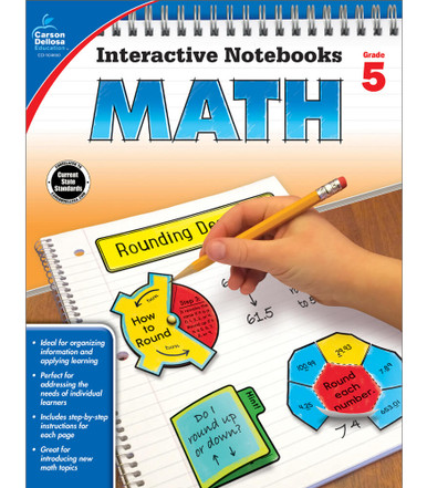 Grade 5 Interactive Notebooks: Math Resource Book eBook (PDF)