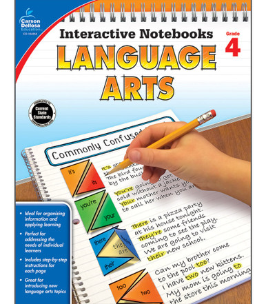 Interactive Notebooks: Language Arts Resource Book Grade 4 eBook