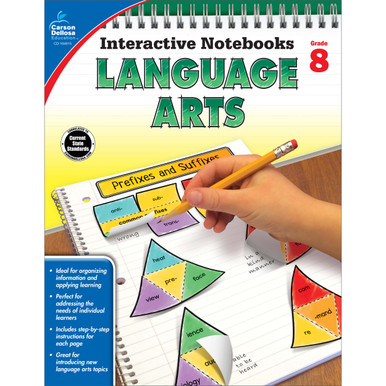 Grade 8 Interactive Notebooks: Language Arts Resource Book Paperback