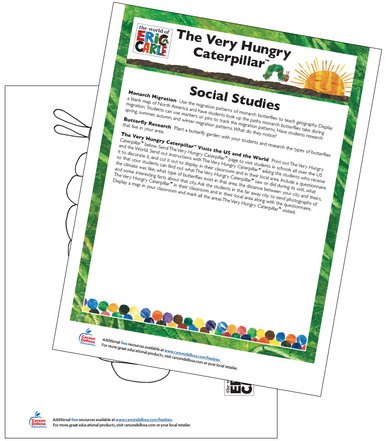 The Very Hungry Caterpillar Social Studies Activity Free Printable Carson Dellosa