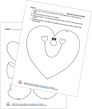 carson dellosa black and white clipart heart