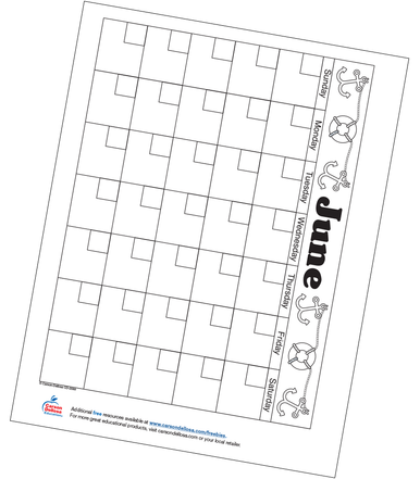 June Calendar Free Calendar | Carson Dellosa