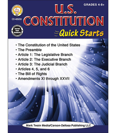 U.S. Constitution Resource Book Grade 5-8 eBook