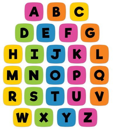 Grade K-2 Edu-Clings Silicone Set: Alphabet Manipulative Alphabet