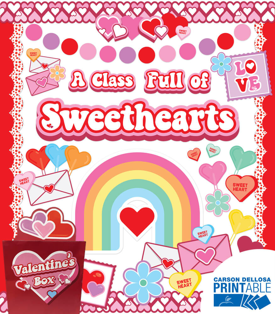 A Class Full of Sweethearts Valentine's Day Printable Classroom Collection