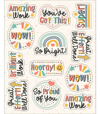 Positivity Stickers, Motivational Stickers, Kawaii Stickers