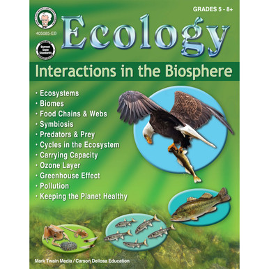 Grade 5-12 Ecology: Interactions in the Biosphere Workbook eBook