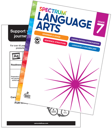 Spectrum Language Arts Grade 7 Free Sample | Carson Dellosa