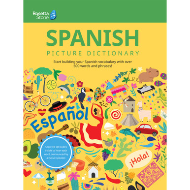 Rosetta Stone Spanish Picture Dictionary Reference Book