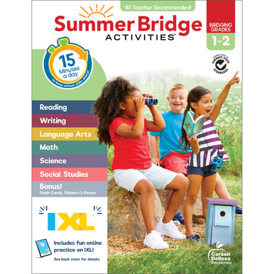 Grade 1-2 Summer Bridge Activities Workbook Paperback