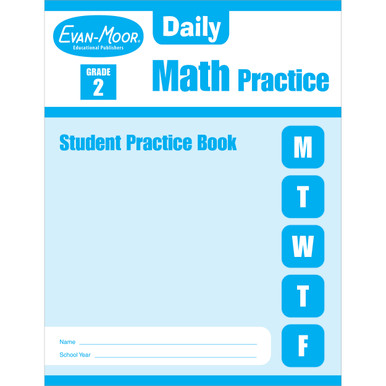 Grade 2 Daily Math Practice, Student 5-Pack Workbook Bundle Paperback