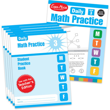 Grade 3 Daily Math Practice, Class Pack Classroom Set