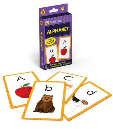 Grade PK-1 Alphabet, 54 Card Set Flash Cards