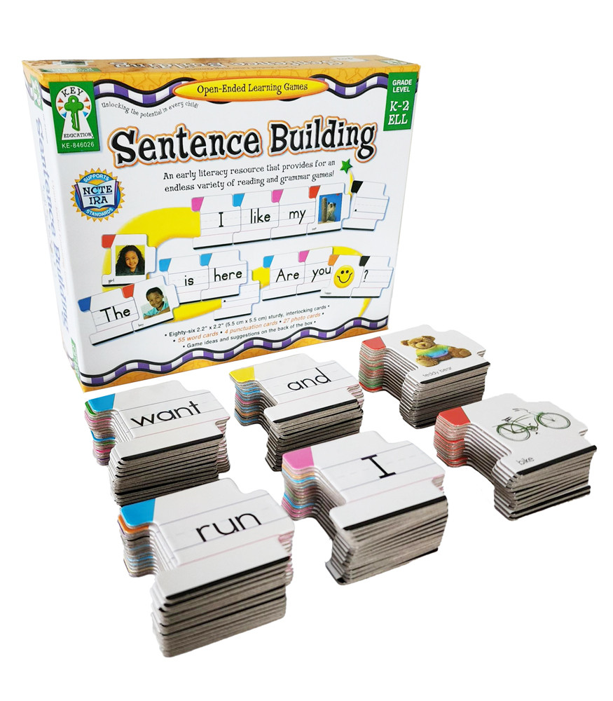 105 free sentence building cards - ESL Vault