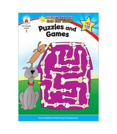 Puzzles and Games Activity Book Grade 1 eBook