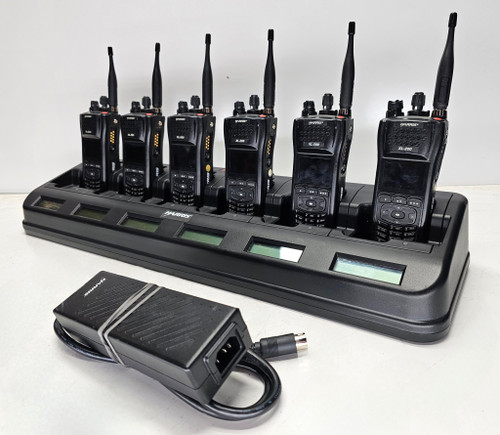 (6-Pack) Harris XL-200P 700/800 MHz Radios P25 Phase II Trunking Encryption FPP