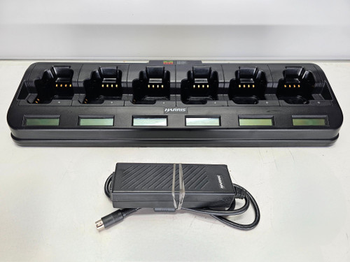 Harris 6 Bank Multi-Bay Charger for Harris XL-200P Radios