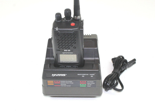 Harris XG-25 VHF 136-174 P25 Conventional 1024 ch 5W Ltd Portable DIGITAL