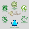 Organic Cotton Colours 100% Organic Cotton Exfoliating Scrub Bath Glove
