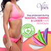 VA J-J VISOR Women’s Intimate Area Protection Shield Brazilian Waxing Laser Hair Removal Single Pack