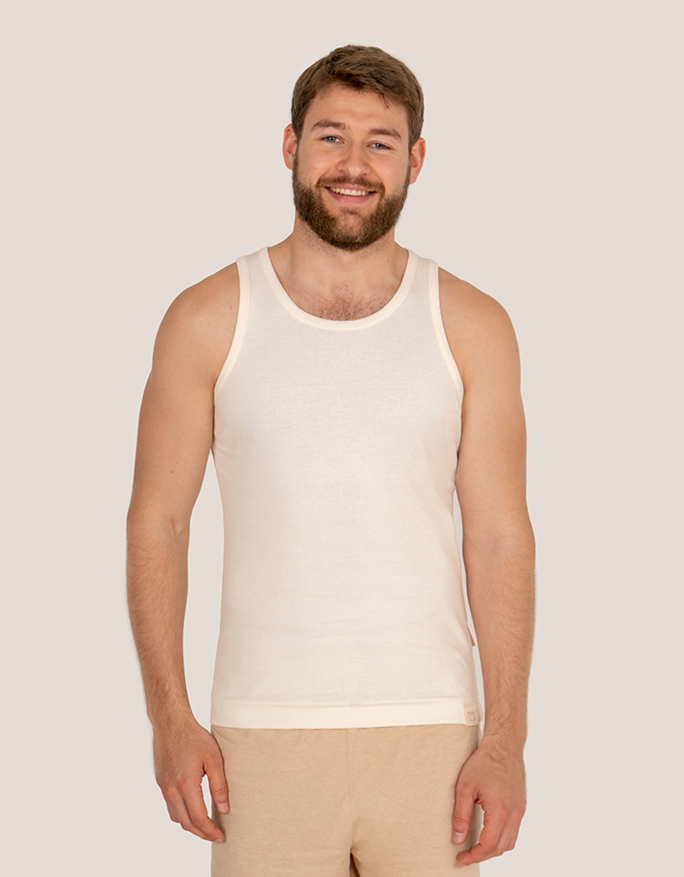 Cami Top, White - 100% Organic Cotton Sleepwear