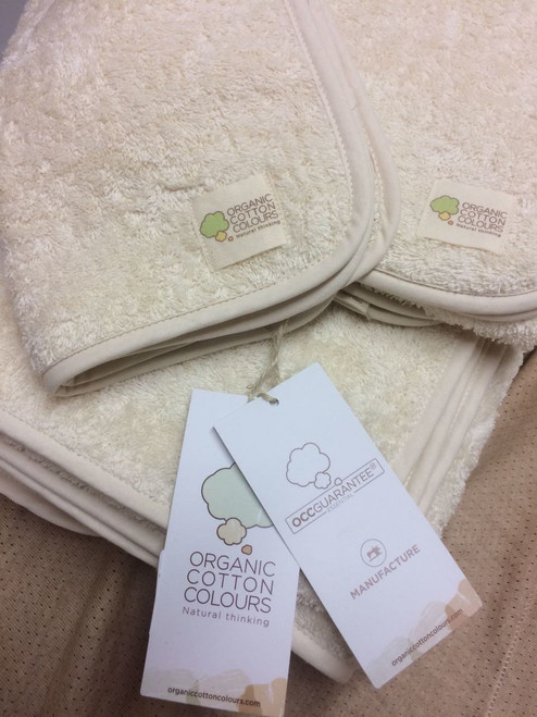 Organic Cotton Colours Face Towels - Chemical and Dye-Free (30 X 50 cm) Organic Cotton Colours Face Towels - Chemical and Dye-Free (30 X 50 cm)