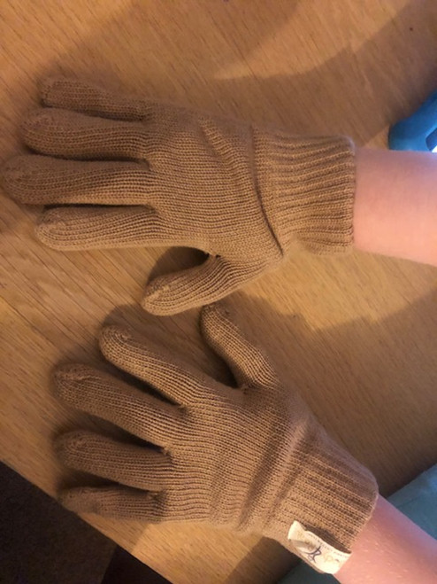 100% Organic Cotton Kids Brown Gloves Mittens Soft Eco-Friendly Chemical Free  100% Organic Cotton Kids Brown Gloves Mittens Soft Eco-Friendly Chemical Free