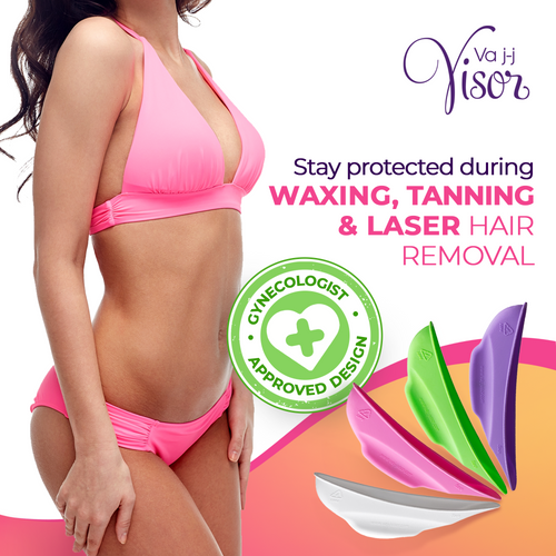 VA J-J VISOR™ Women’s Intimate Area Protection Shield Brazilian Waxing Laser Hair Removal 3 Pack
