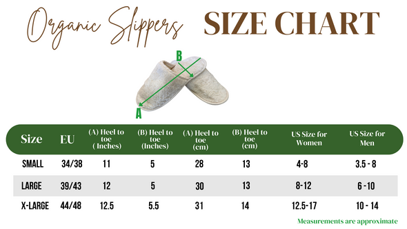 100% Pure Organic Cotton Chemical-Free White slip-on Eco-Conscious comfort lounge slippers
