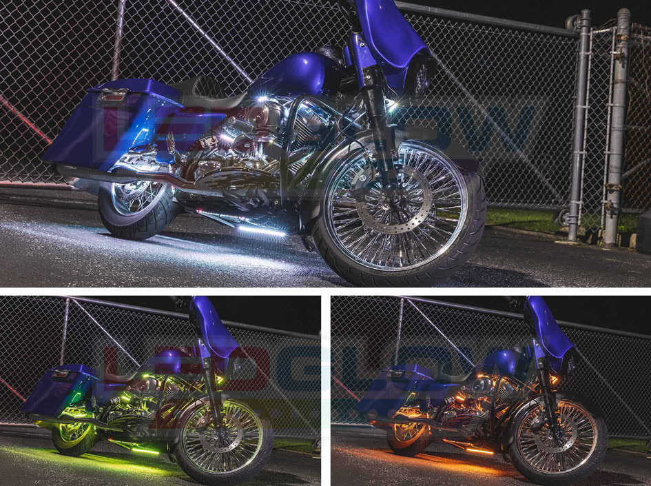 LiteTrike® III Advanced Million Color LED Motorcycle Lighting Kit