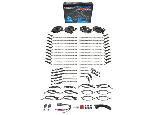 Advanced Million Color LED Lighting Kit for Can-Am Spyder Unboxed