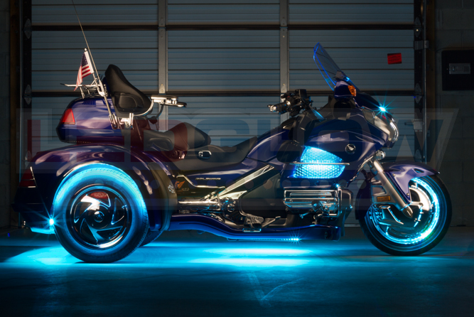 Aqua LiteTrike Motorcycle LED Lights