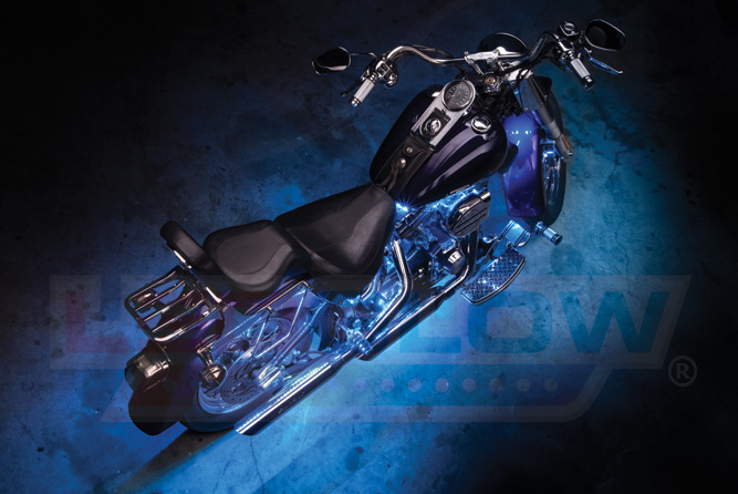 Ice Blue Motorcycle LED Accent Lights