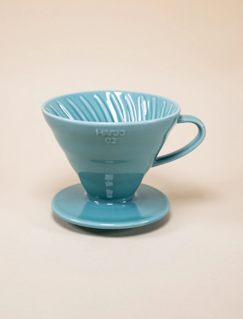 Hario V60 Ceramic Coffee Dripper (Turquoise)