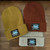 Waffle Knit Beanie - Gold