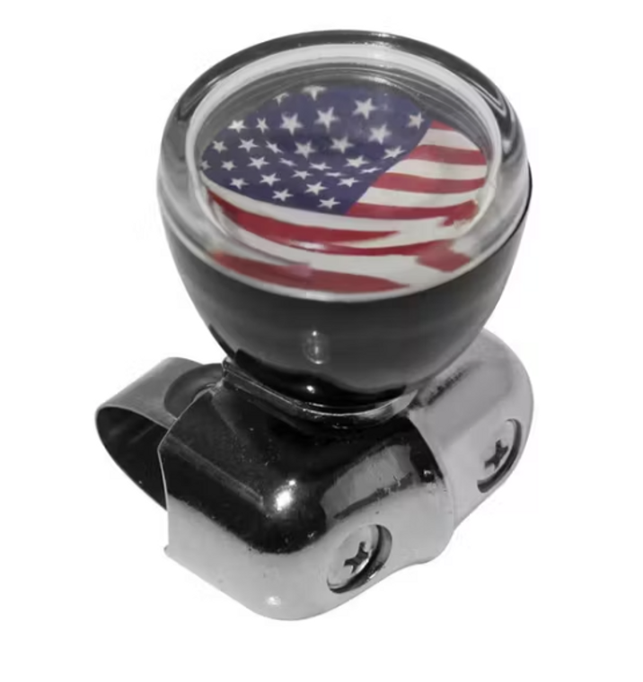 Automann Steering Wheel Spinner Knob (American Flag)