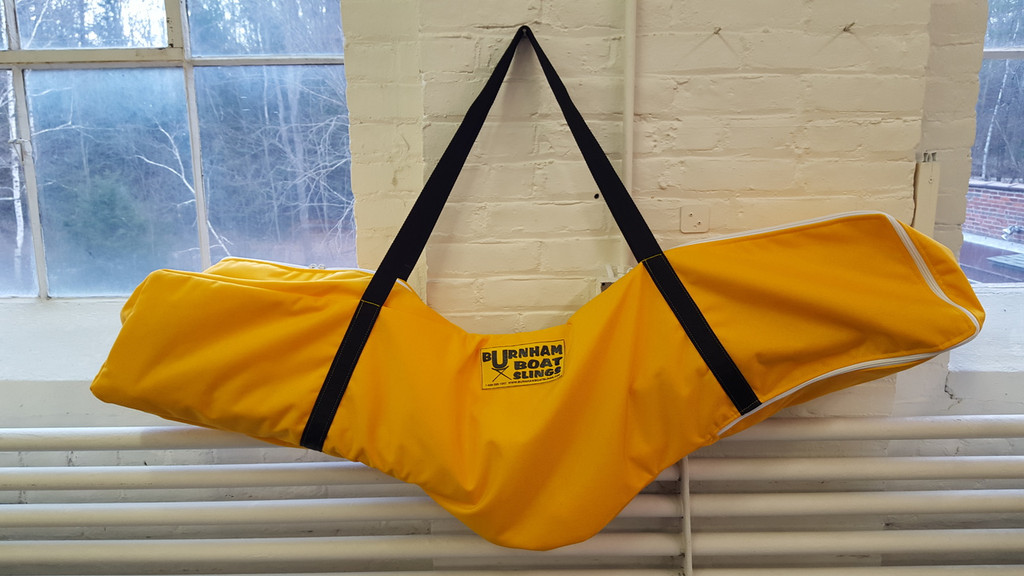 These bags are a coach's & boatman's dream! A balanced shoulder bag for easy carrying, and a new clear window for labeling.  Each bag hold (2) riggers.