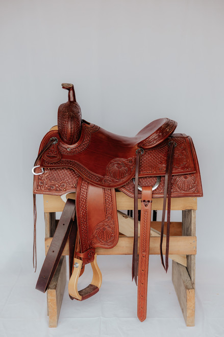 Circle L Smooth Ranch Cutting Saddle Medium Oil