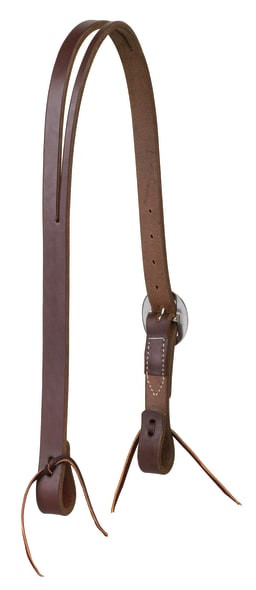 Work Tack 1" Split Ear Headstall, Stainless Steel