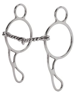 Gag Bit, 5" Twisted Wire Snaffle Mouth