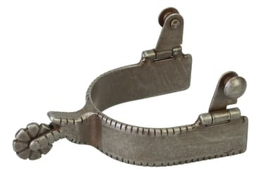 Men's Spur with Plain Buffed Brown Band