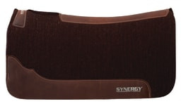 Synergy Contoured Steam Pressed 100% Merino Wool Felt Performance Saddle Pad