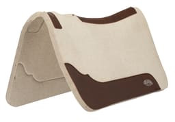 Contoured Steam Pressed Merino Wool Felt Saddle Pad